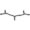 LED Rubber Static String Light WW Colore nero - 100 LED - 10 m