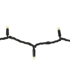 LED Rubber Static String Light WW Colore nero - 100 LED - 10 m