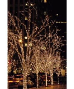 LED Rubber Static String Light WW Colore nero - 100 LED - 10 m