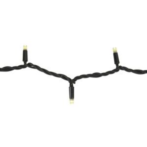 LED Rubber Static String Light WW Colore nero - 200 LED - 20 m