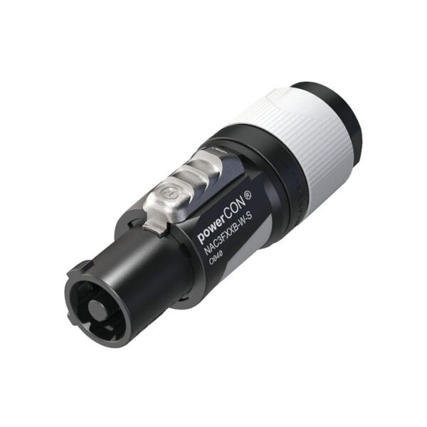 PowerCON Connector - S Alloggiamento grigio/bianco - Cavi di diametro ridotto