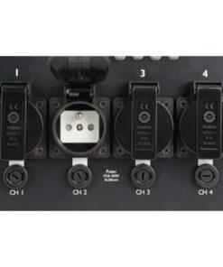 TED Pack LC CEE 7/5 Dimmer pack 4 canalI con controllo locale - Uscite FR/BE