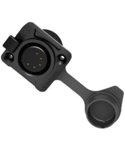 XLR 5P Chassis - female - IP65 Contatti di colore oro - alloggiamento di colore nero