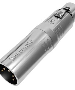 XLR 5P male to XLR 3P female Contatti di colore oro - alloggiamento di colore argento