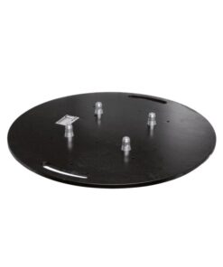 ALUTRUSS Steel Base Plate round type AM bk