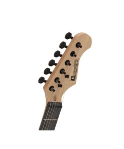 DIMAVERY ST-312 E-Guitar, black/black