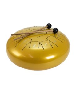 DIMAVERY TD-12 Steel Tongue Drum, gold