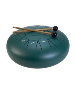 DIMAVERY TD-12 Steel Tongue Drum, green