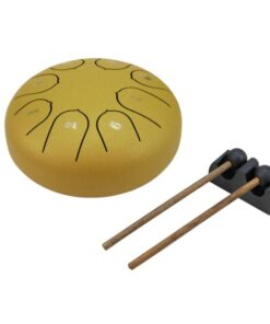 DIMAVERY TD-8  Steel Tongue Drum, gold