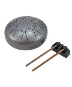 DIMAVERY TD-8  Steel Tongue Drum, silver