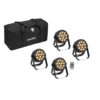 EUROLITE Set 4x LED PARty Spot Silent RGB/WW with Softbag