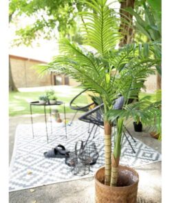 EUROPALMS Areca palm, 2 trunks, artificial plant, 120cm