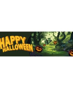 EUROPALMS Halloween Banner, Haunted Forest, 300x90cm