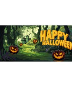EUROPALMS Halloween Banner, Haunted Forest, 400x180cm