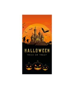 EUROPALMS Halloween Banner, Haunted House, 90x180cm