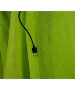 EUROPALMS Halloween Figure Skeleton with green cape, animated, 170cm