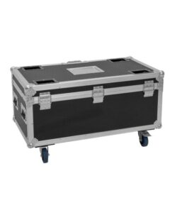 ROADINGER Flightcase 4x AKKU Multiflood IP 8x10W RGBW Wash CRMX with charging function