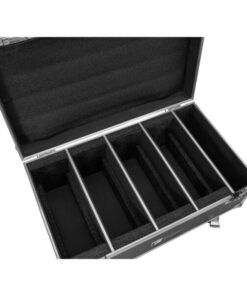 ROADINGER Flightcase 4x LED CLS-18 QCL RGB/WW
