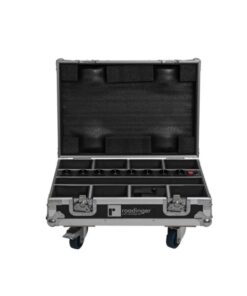 ROADINGER Flightcase 8x AKKU Mini IP UP-4 QCL Spot MK2 with charging function