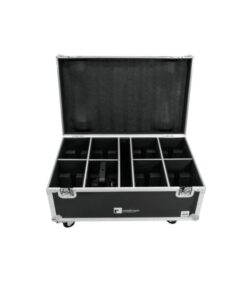 ROADINGER Flightcase 8x LED IP PAR 7x10W RGBL