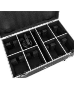 ROADINGER Flightcase 8x LED IP PAR 7x10W RGBL
