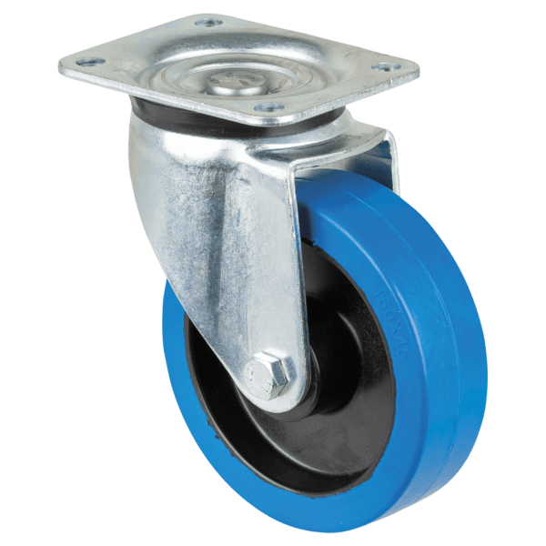 Swivel Blue wheel 160 mm - senza freno