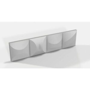 3D Deco Panel Diagonal Per 2 x Wentex SET Frame - A Module 100 x 100 cm