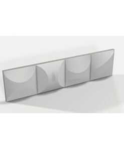 3D Deco Panel Venturi Closed Per 2 x Wentex SET Frame - A Module 100 x 100 cm
