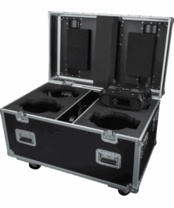 Case for 4x Furion W402 WashBeam Hardware Penn Elcom e ruote girevoli con freno