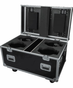 Case for 4x Furion W402 WashBeam Hardware Penn Elcom e ruote girevoli con freno