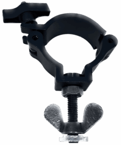 Eurotrack Halfcoupler with Black Bolt M10x35 and Sliding Nut Alluminio - nero