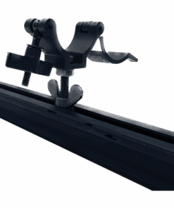 Eurotrack Halfcoupler with Black Bolt M10x35 and Sliding Nut Alluminio - nero