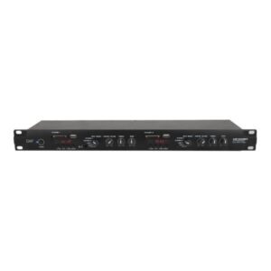 MP-220BT Media Player with Bluetooth Lettore multimediale doppio 1U con radio FM, lettore di schede USB/SD, Bluetooth 4.2 e interfaccia microfono cercapersone