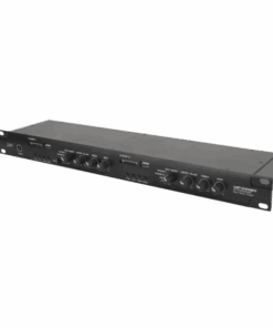 MP-220BT Media Player with Bluetooth Lettore multimediale doppio 1U con radio FM, lettore di schede USB/SD, Bluetooth 4.2 e interfaccia microfono cercapersone