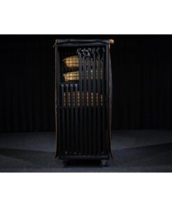 P&D Trolley Cover Per il trasporto Trolley Pipe & Drape - colore nero/arancione