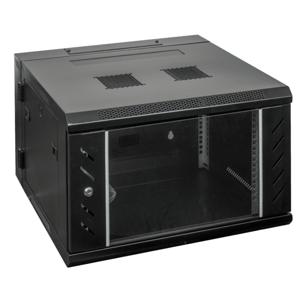 RCA-WMH-6 6U 19" Patch Panel Rack, montaggio a parete, cerniera posteriore