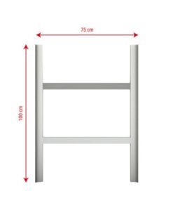 SET Frame - H Module 100 x 75 cm (A x L) - pezzo di estensione