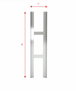 SET Frame - H Module 4' x 1' (AxL)