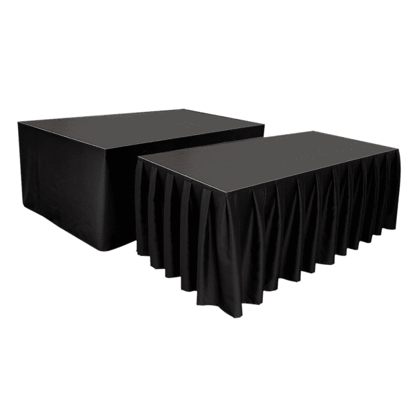 Stage Skirt MCS 8.85 oz/yd² Colore nero - 25' x 24" (L x H) - plissettato