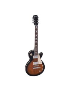 DIMAVERY LP-700 E-Guitar, flamed brown