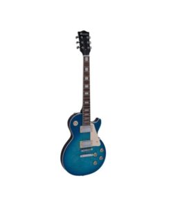 DIMAVERY LP-750 E-Gitarre, faded blueburst