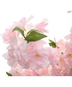 EUROPALMS Cherry tree with 5 trunks, artificial plant, rose, 160cm