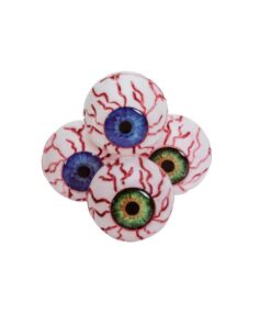 EUROPALMS Halloween Eyeballs, 5cm Ø, 4x