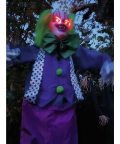 EUROPALMS Halloween Figure Clown Charly, animated, 164cm