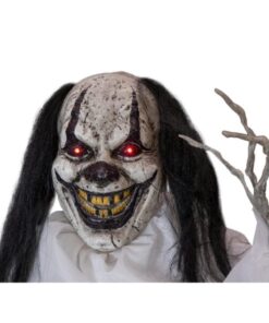 EUROPALMS Halloween Figure Clown Gildo, animated, 80cm