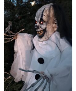 EUROPALMS Halloween Figure Clown Gildo, animated, 80cm