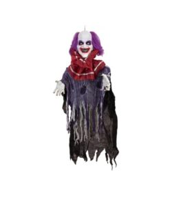 EUROPALMS Halloween Figure Clown Robby, animated, 120cm