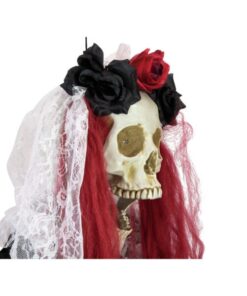 EUROPALMS Halloween Figure Skeleton La Catarina, animated, 100cm