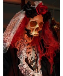 EUROPALMS Halloween Figure Skeleton La Catarina, animated, 100cm