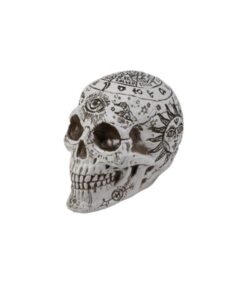 EUROPALMS Halloween Skull, mystical, 12x10x18cm